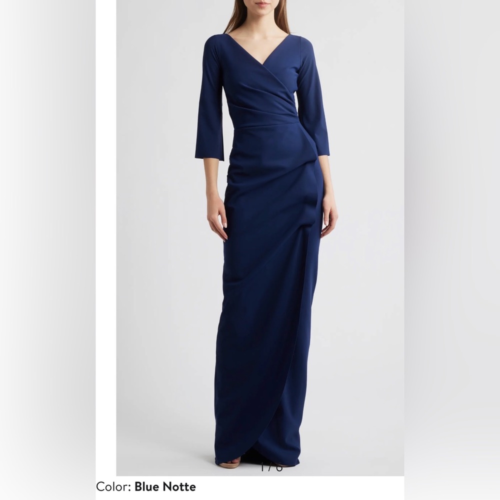 Chiara Boni Zalfa Ruched Faux Wrap Dress NWOT
